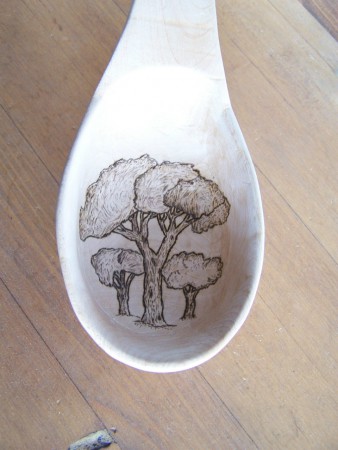 pirografia di alberi
