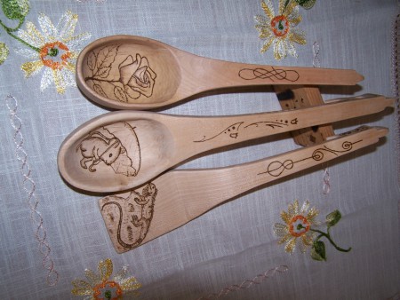 utensili pirografati