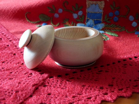 coppetta con coperchio