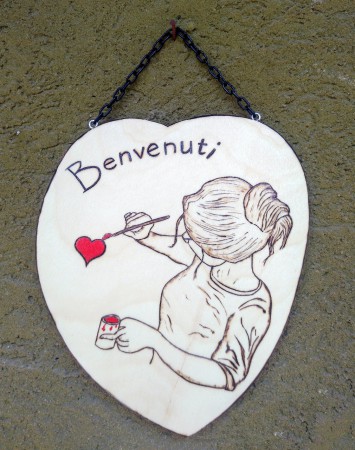 Targhetta di benvenuti